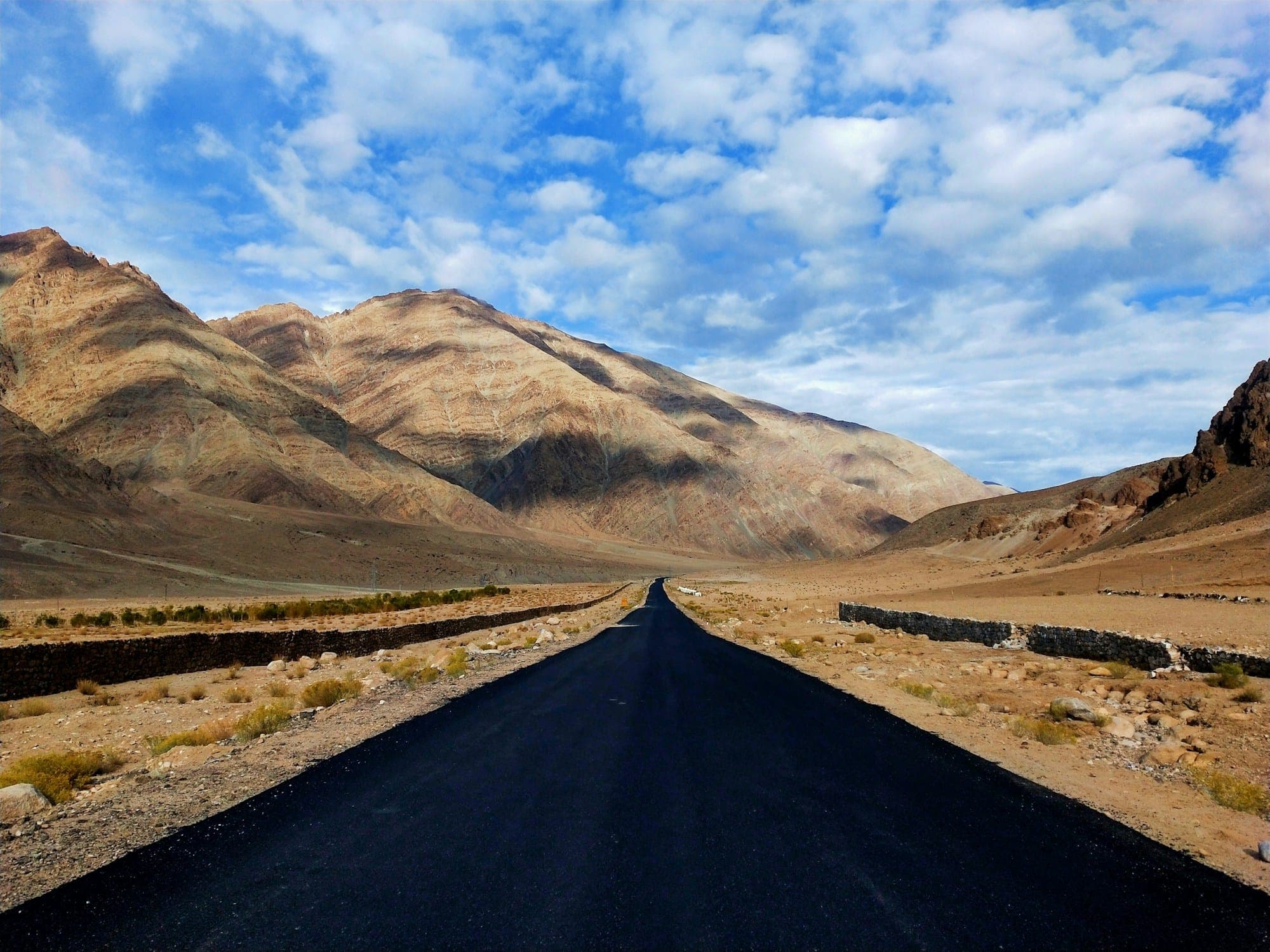 Mountain road in the Himalayas